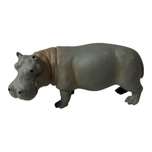 Vtg Safari Ltd Hippopotamus 1996 Toy Figure Wildlife Realistic Animal Figurine